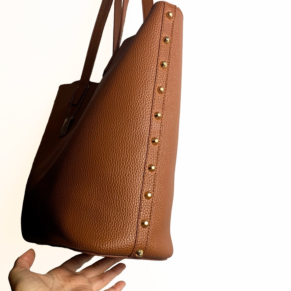Genuine Leather Caramel Tote